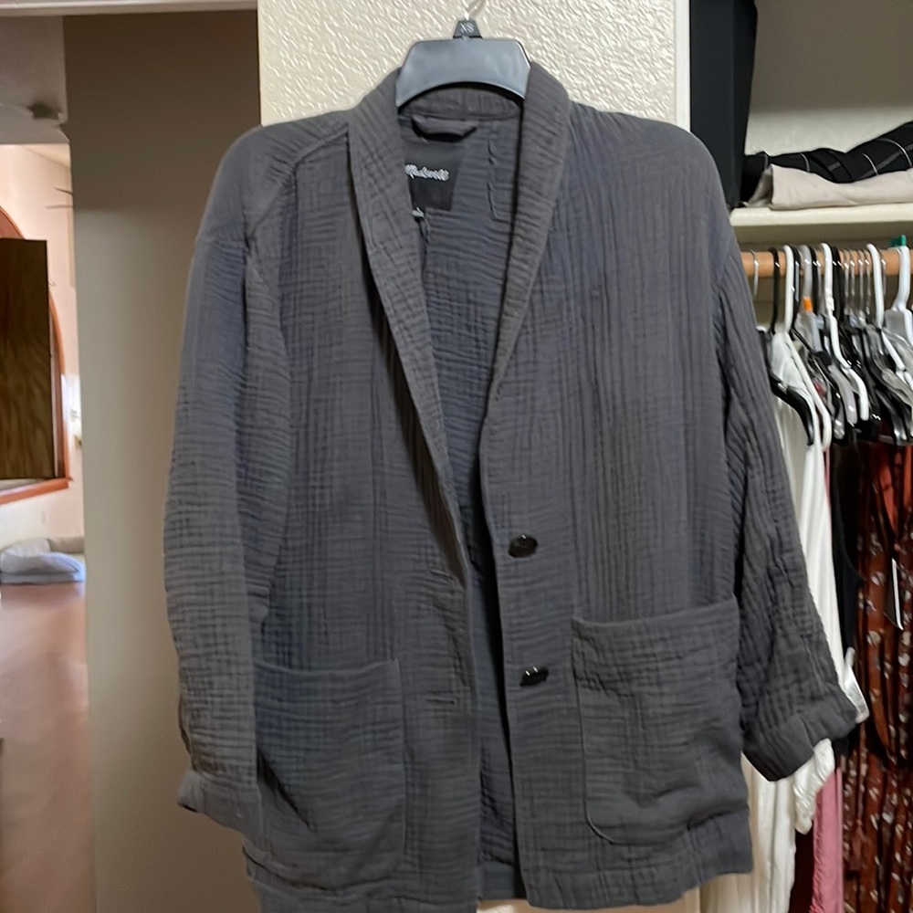 Madewell linen blazer